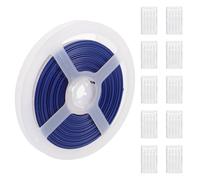 Mikikit 10 Pièces Connecteur pour Bande LED à 4 Broches Connecteur pour Ruban LED 4 Broches sans Soudure Pvc Cuivre Étamé Pp pour Rgb 5050 avec Câble