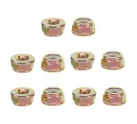 Mikikit 10 Pièces Écrous à Filetage Gauche pour Tondeuse Accessoires Fixation Lame de Débroussailleuse Kit de Visserie pour Assemblage et Entretien de Tête de Coupe