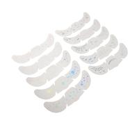 Mikikit 10 Pièces Stickers Auto-adhésifs Maquillage Doux pour Peau Décorations Mignonnes de Taches de Rousseur pour Festival et Halloween Garçon Fille