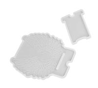 Mikikit 1ensemble Moule Silicone Support Téléphone Mobile DIY Forme Aile Silicone pour Artisanat Bricolage