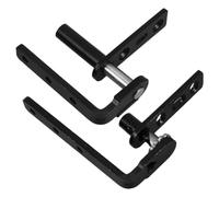 Mikikit 1paire Charnière Porte Double Pivot Acier Inoxydable Auto-retour Antirouille Charnière Cachée à Ouverture Bidirectionnelle pour Portes Ép Adaptées Bar Cuisine