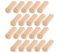 Mikikit 20 Pièces Porte-Cartes Marque-Place pour Numéro de Table en Bois Naturel et Support Photo, Organisateur de Cartes de Bureau Anniversaire et Fête Décorations Mariage