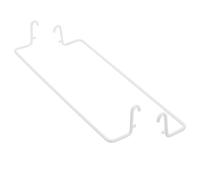 Mikikit 2pièces Support Mural Porte-serviette Extensible Acier Inoxydable Crochet Suspendu pour Serviettes de Cuisine Lot de Compatible avec Panneaux Perforés Standards Installation