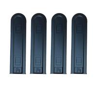 Mikikit 4 Pièces Couvercle de Plaque de Guidage pour Tronçonneuse en PE Noir Bruit et Installation Rapide, Étui de Protection pour Usage Extérieur et Bûcheronnage