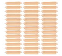 Mikikit 50 Pièces Plateaux Jetables en Papier Kraft pour Barbecue et Fruits de Mer, Pratiques et Faciles à Transporter, pour Restaurants et Événements, Assiettes