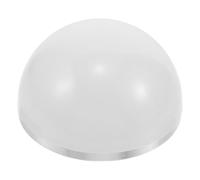 Mikikit Abat-jour Hémisphérique Effet Adoucissant L'éblouissement en PC pour Lampe Décorative avec Base en Aluminium pour Chambres D'garçon et Filles