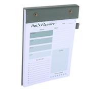 Mikikit Agenda Quotidien Multifonctionnel A5 en Papier Lignes Perforées, Planificateur de Travail Simple et Clair pour Prise de Notes et Réunions, Productivité Accrue