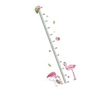Mikikit Autocollant Mural Toise pour Garçon et Filles Vert en Pvc Étanche et Facile à Enlever Animaux Cartoon pour Crèches et Parcs D'amusement