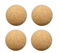 Mikikit Bouchons de Bouteille en Liège Beige Réutilisables, Lot de 4 Pièces, Forme Sphérique, Prévention des Gouttes pour Sceller Bouteilles de Vin
