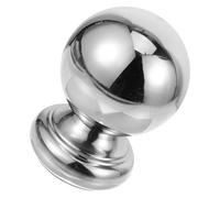 Mikikit Boule de rampe d'escalier Boule de main courante en acier inoxydable creuse 51 MM design sphérique monobloc avec siège pour garde-corps intérieur