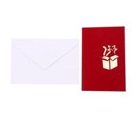 Mikikit Carte D'anniversaire Pop-up Chat 3d Créative et Délicate en Papier pour Occasions Spéciales, Décorative et Originale pour Garçon et Filles et Amoureux