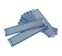 Mikikit Cartes de Circuits Imprimés 10 Pièces Double Face 2X8 CM en Époxy Fibre de Verre pour Expériences et Assemblage Électronique à Domicile