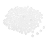 Mikikit Chevilles de Charnière pour Meubles en Nylon Blanc M4x9mm, 200 Pièces, Haute Capacité de Charge, pour Installation D'armoires Cuisine et Salle de Bain