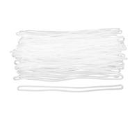 Mikikit Cordon Porte-badge en Pvc Transparent, Confortable à Porter et Résistant la Déformation, Lot de 200 Pièces pour Voyage et Usage Extérieur
