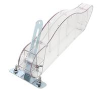 Mikikit Couvercle de protection universel 4-10 pouces en plastique pour scie circulaire de table, compatible avec aspirateur, pour utilisation en atelier de menuiserie
