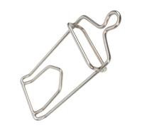 Mikikit Crochet de Boucher en Acier Inoxydable Robuste pour Viande et Bacon, Crochets Multifonctions pour Barbecue et Jardin, Accessoire Solide Argenté pour Suspendre la Viande