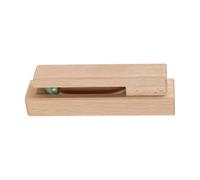 Mikikit Crochet en Bois sans Perçage pour Serviette Surface Lisse et Design Créatif, Porte-serviettes Mural Moderne pour Salle de Bain Cuisine