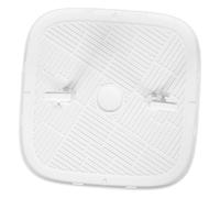 Mikikit Déflecteur de Climatiseur Central Carré en Plastique Blanc Grille Corail, Réduit le Vent Direct, Facile à Nettoyer, pour Fête Estivale la Maison L'école