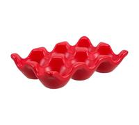 Mikikit Distributeur de canettes de soda et porte-œufs en porcelaine 6 compartiments pour cuisine et comptoir rangement décoratif