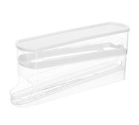Mikikit Distributeur Œufs Automatique à Roulement Transparent Support Peu Encombrant à Organisateur pour Réfrigérateur et Plan de Travail Rangement Pratique avec Visibilité Claire