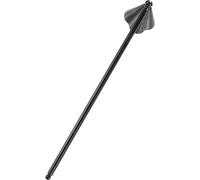 Mikikit Éteignoir Acier Inoxydable pour Bougies Long Manche Design Élégant Extincteur Portable pour Mèches de Bougie Ronde Cadeau pour Amateurs
