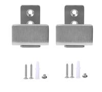 Mikikit Guide de sol en acier inoxydable 304 Lot de 2 galets silencieux pour porte coulissante de grange Haute fiabilité Accessoire pour porte coulissante intérieure