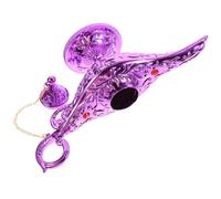 Mikikit Lampe Magique Vintage en Plastique PP Pourpre Poignée, Décoration Rétro Élégante pour Fêtes et Cosplay, Valeur de Collection et Objet de Conversation