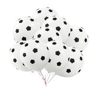 Mikikit Lot de 20 Ballons en Latex 12 Pouces Motif Football, Légers 3g, Décoration pour Fêtes et Anniversaires Thème du Football