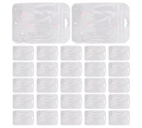 Mikikit Lot de 50 Sachets Auto-Scellants 10X15 CM à Motif Cœur Holographique Pochettes Plastiques Refermables Transparentes pour Bijoux Bonbons Cartes et Échantillons - Emballage
