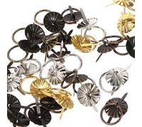 Mikikit Mini poignées de meuble vintage, 40, boutons pour tiroirs et armoires, adaptées pour mobilier domestique et bricolage