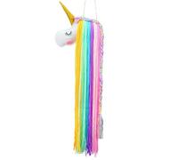 Mikikit Organisateur Mural pour Épingles à Cheveux en Peluche Licorne Décoration Murale Arc-en-ciel, Rangement Pratique pour Chambre D'garçon et Filles et Filles