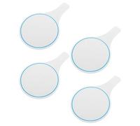 Mikikit Palettes de Réponse Portables Tableau Blanc Effaçable en Mousse Bleue 4pcs Compact et Maniable pour Notation et Vote Lors de Compétitions