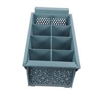 Mikikit Panier Couvert Lave 8 Compartiments, Porte-couverts Pratique Cuisine et Bureau, Boîte de Rangement Facile à Transporter