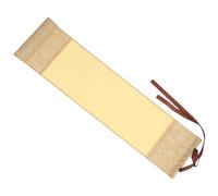 Mikikit Parchemin Mural Vintage en Tissu Beige pour Écrire et Peindre, Décoration Murale Élégante Adaptée Calligraphie DIY Artistique