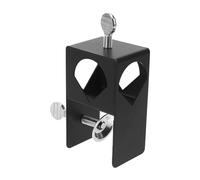 Mikikit Pince pour Torche Extérieure en Métal Noir Solide Empêchant le Basculement, Support pour Jardin et Terrasse Fixation Réglable
