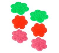 Mikikit Pinces à Épines pour Fleurs 6pcs Silicone Résistant Couleurs Rouge, Rose, Vert Outils Léger pour Jardinage et Composition