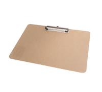 Mikikit Planchette à Pince A4 Multifonctionnelle en Panneau Dense et Métal avec Clip à Profil Bas, Portable, pour Dessin, Croquis et Utilisation en Hôtel