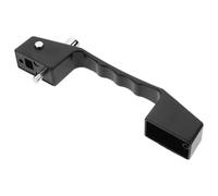 Mikikit Poignée de Fenêtre Coulissante en Métal Noir, Serrure Anti-effraction pour Moustiquaire, Installation DIY Facile, pour Décoration Intérieure et Fenêtres Coulissantes