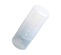 Mikikit Pot à Pinceaux de Maquillage Seau de Rangement Décoratif Boîte de Rangement Transparente pour Pinceaux Stylos et Petits Objets