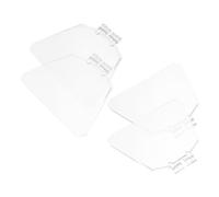Mikikit Protection Oculaire Meuleuse 4pcs PC Plastique Bouclier Transparent Pour Banc Avec Dispositif Anti-Éclaboussures Outils Électriques