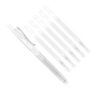 Mikikit Stylo Marqueur Textile Pointe Moyenne 0,8 Mm avec 6 Recharges Thermosolubles pour Marquage Temporaire sur Tissus en Couture et Projets Manuels