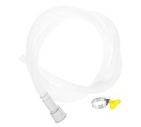 Mikikit Tuyau Vidange Climatiseur Mobile en Pvc Blanc, Tuyau D'évacuation Flexible Facile à Installer pour Usage Domestique Canalisation pour Mini-split