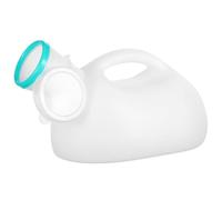 Mikikit Urinoir Portable Masculin Couvercle, Urinoir de Voyage pour Hommes en Plastique, Grande Capacité, Surface Lisse, Réutilisable, pour Voiture et Nuit