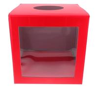 Mikikit Urne Cubique en Carton Grosse Capacité Surface Lisse et Stabilité pour Collecte de Billets et Suggestions Lors de Fêtes et Réunions