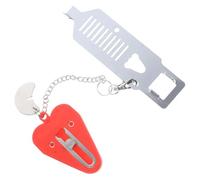 Mikikit Verrou de Porte à Chaîne Portable Rouge en Fer et Pp pour Protection Personnelle, Serrure Antivol pour Voyage et Maison, Sécurité Renforcée pour Garçon et Filles Plusieurs styles