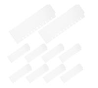 Mikinona 10 Pièces Intercalaires de Classeur en Plastique, Séparateurs de Page Mini pour Classeur à Disques, 11 Pouces, Organisation Compacte et Portable, pour Planner et École,
