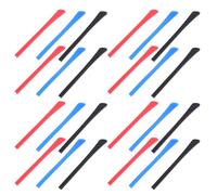 Mikinona 12 Paires Embouts de Branches Lunettes en Silicone, Lot | Manchons Souples de Rechange, Confort au Quotidien, Résistants à L’huile la Sueur, pour Montures