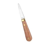 Mikinona 2 Pièces Couteau à huîtres Couteau à huitres Couteau huitres Outil ouvre-huîtres kit d'ouverture de Fruits de mer decapsuleur Bois Outil d'écaillage d'huîtres de Cuisine en Bois