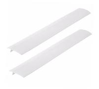 Mikinona 2pcs Protection Silicone Blanc Résistant aux Empreintes, Ne Fond Pas ni Ne Se Déforme, Couvre-fente pour Cuisinière, Accessoire Moderne Cuisine Pratique