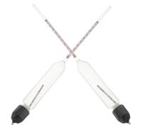 Mikinona 2pièces Hydromètre Laitier pour Lait de Vache Chèvre Appareil de Test de Densité Précis pour Produits Laitiers Instrument de Laboratoire Polyvalent Analyse Rapide et Fiable